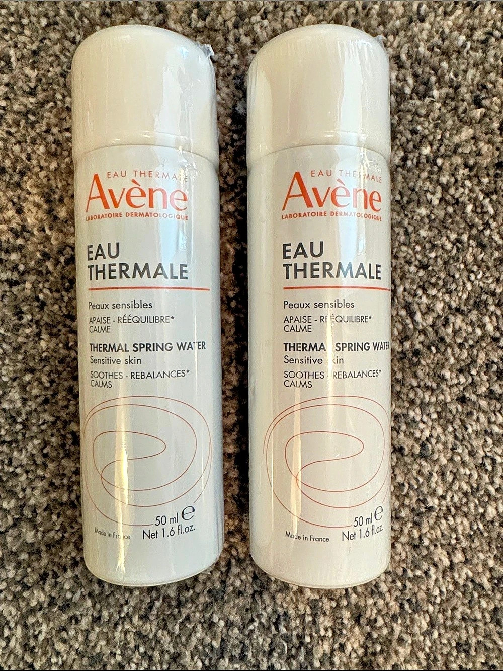 Avène Eau Thermale Thermal Spring Water 50ml Duo 2-Pack
